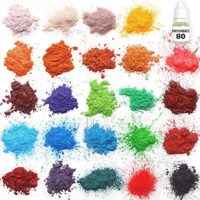 Mica powder – Soap Making Kit – Powdered Pigments Set – Soap making dye – 24 coloring - Hand Soap Making Supplies - Resin Dye - Bath Bomb Dye Colorant – Makeup Dye